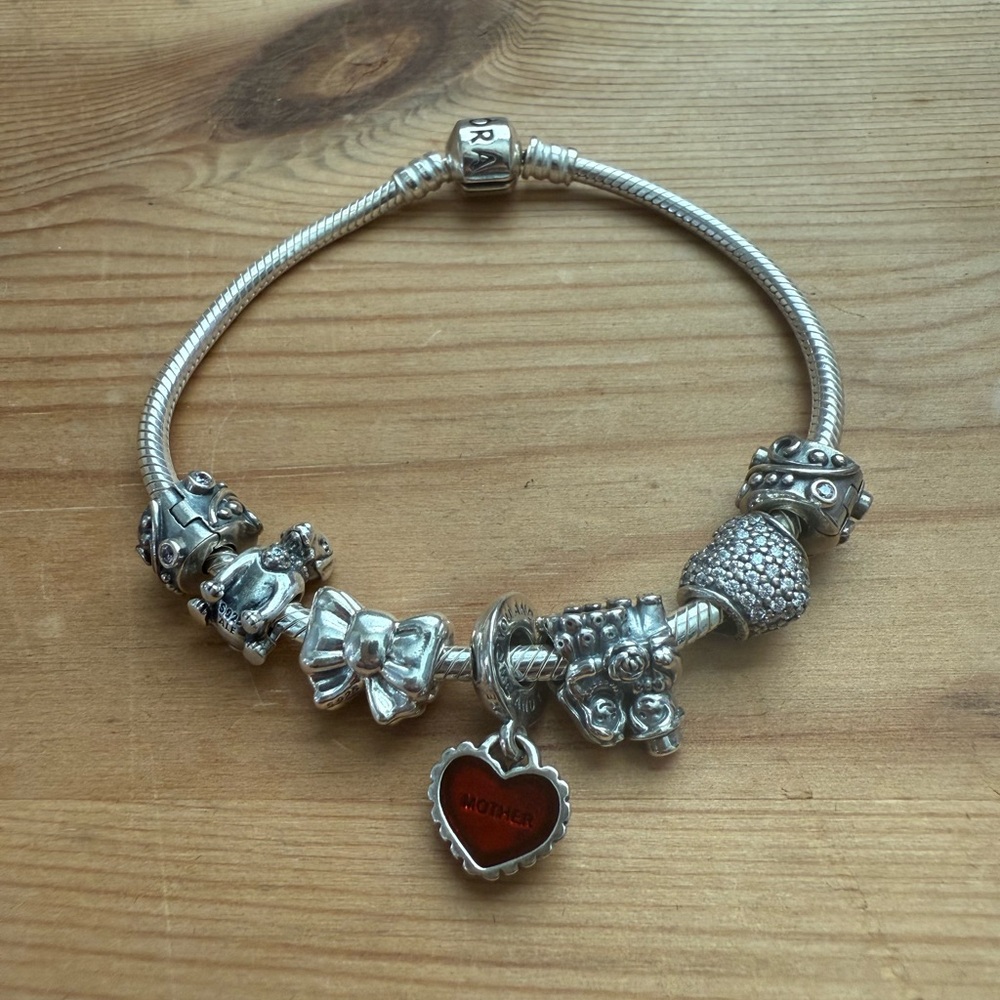 Pandora Bracelet w/charms